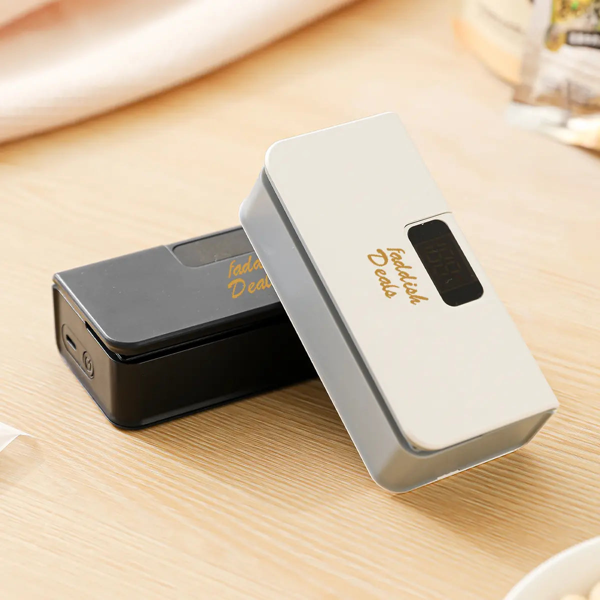 Portable Food Sealing Machine for Snacks, Coffee, and Pet Food Packaging - Rechargeable Compact Device with Bag Cutter and Magnet to Stick on Any Steel Surface